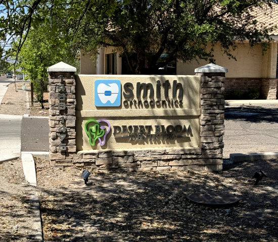 Desert Bloom Dentistry Office Sign